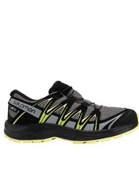 Salomon Boy's Black Vibrant Yellow XA Pro 3D CSWP Trail Running Shoes Size 4